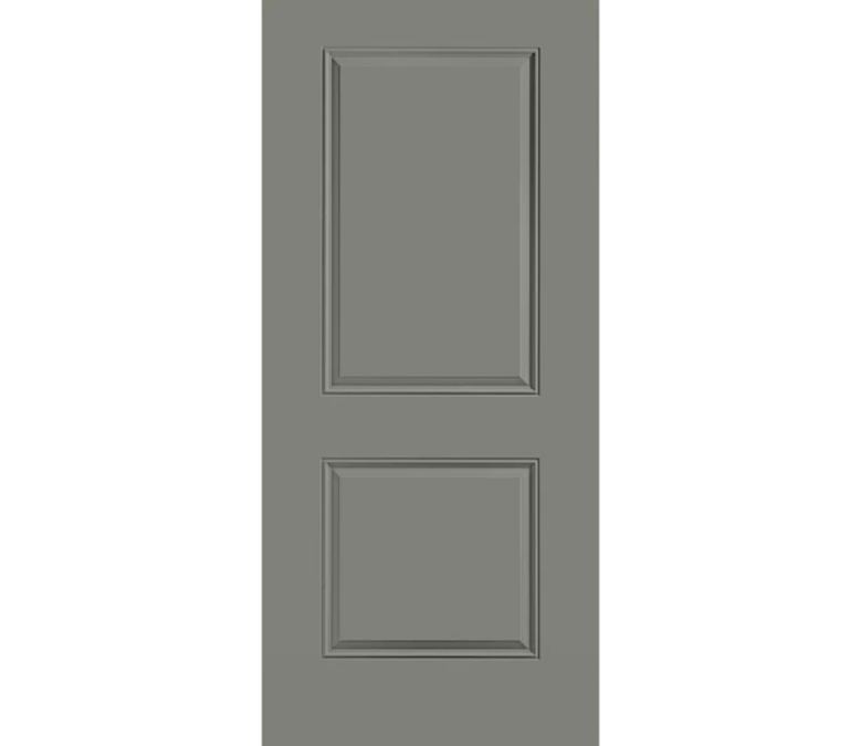 Wilmette 2 Panel Square Steel Entry Door