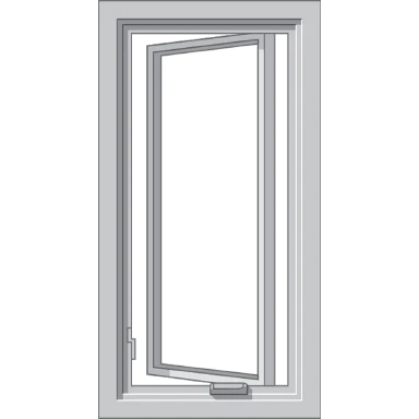 Wilmette Pella Hurricane Shield Series Vinyl Casement Window