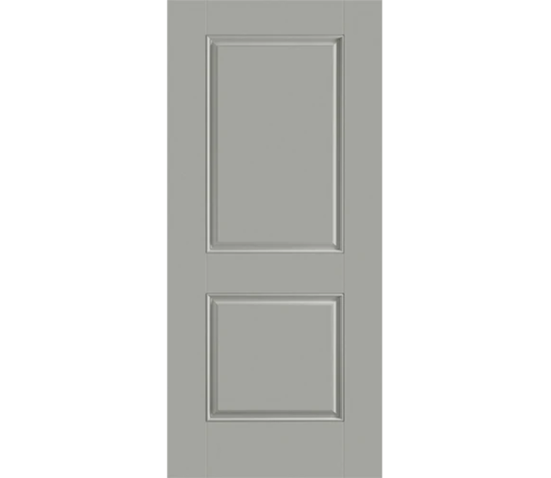 Wilmette Two Panel Square Fiberglass Entry Door